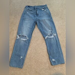 American Eagle distressed mom jeans 8 regular